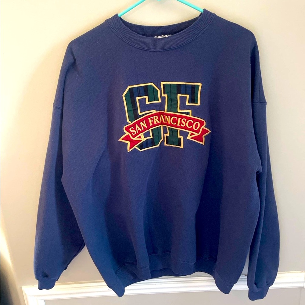 Vintage San Francisco Embroidered Sweatshirt